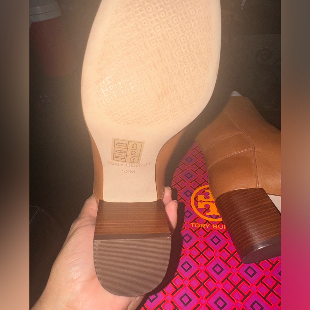 Tory Burch Tan Booties